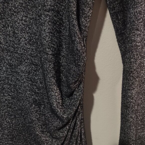 Loft Grey Long Sleeve Midi Dress Size Small - Picture 5 of 7